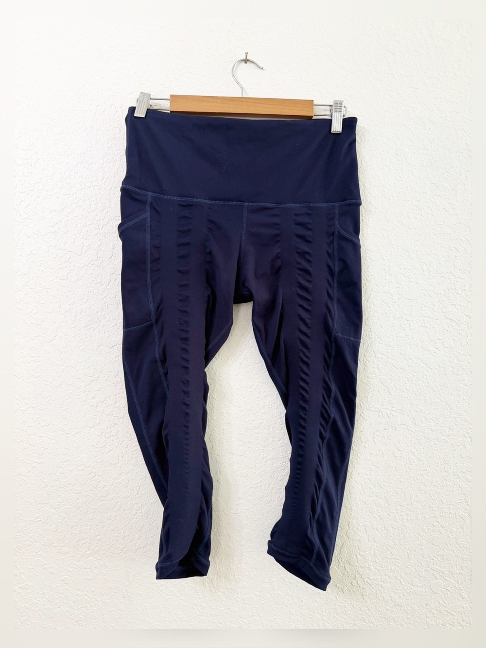 Sweetflexx Black High-Waist Crop Leggings - 10